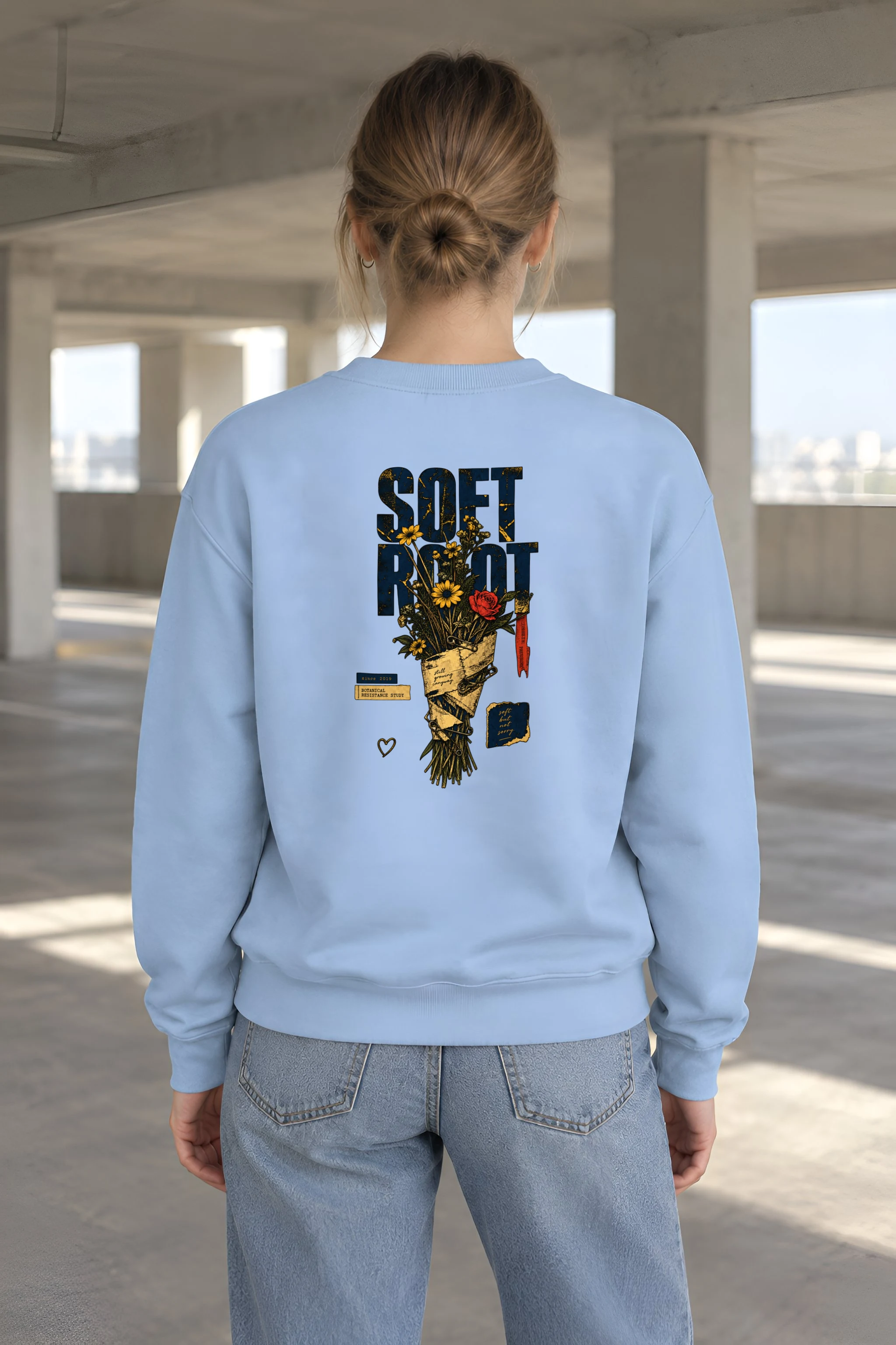 "Soft Root" 1 Crewneck Sweatshirt
