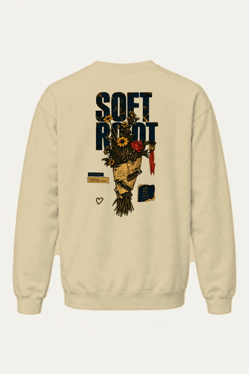 "Soft Root" Heavy Blend Unisex Crewneck Sweatshirt | Gildan 18000