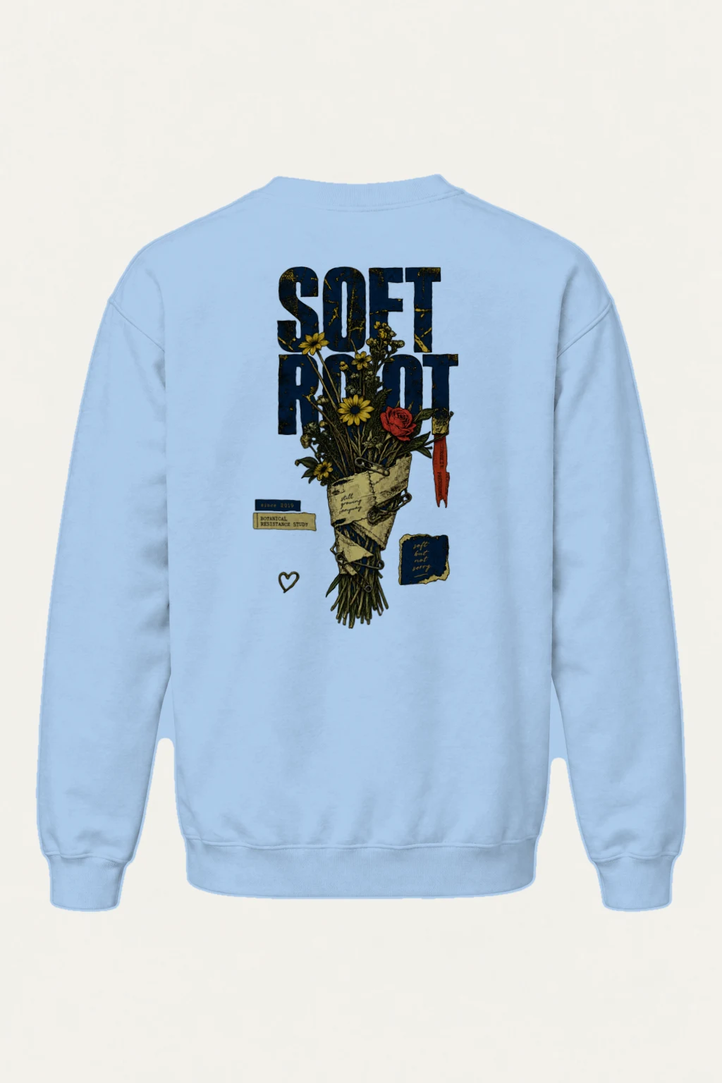 "Soft Root" Heavy Blend Unisex Crewneck Sweatshirt | Gildan 18000