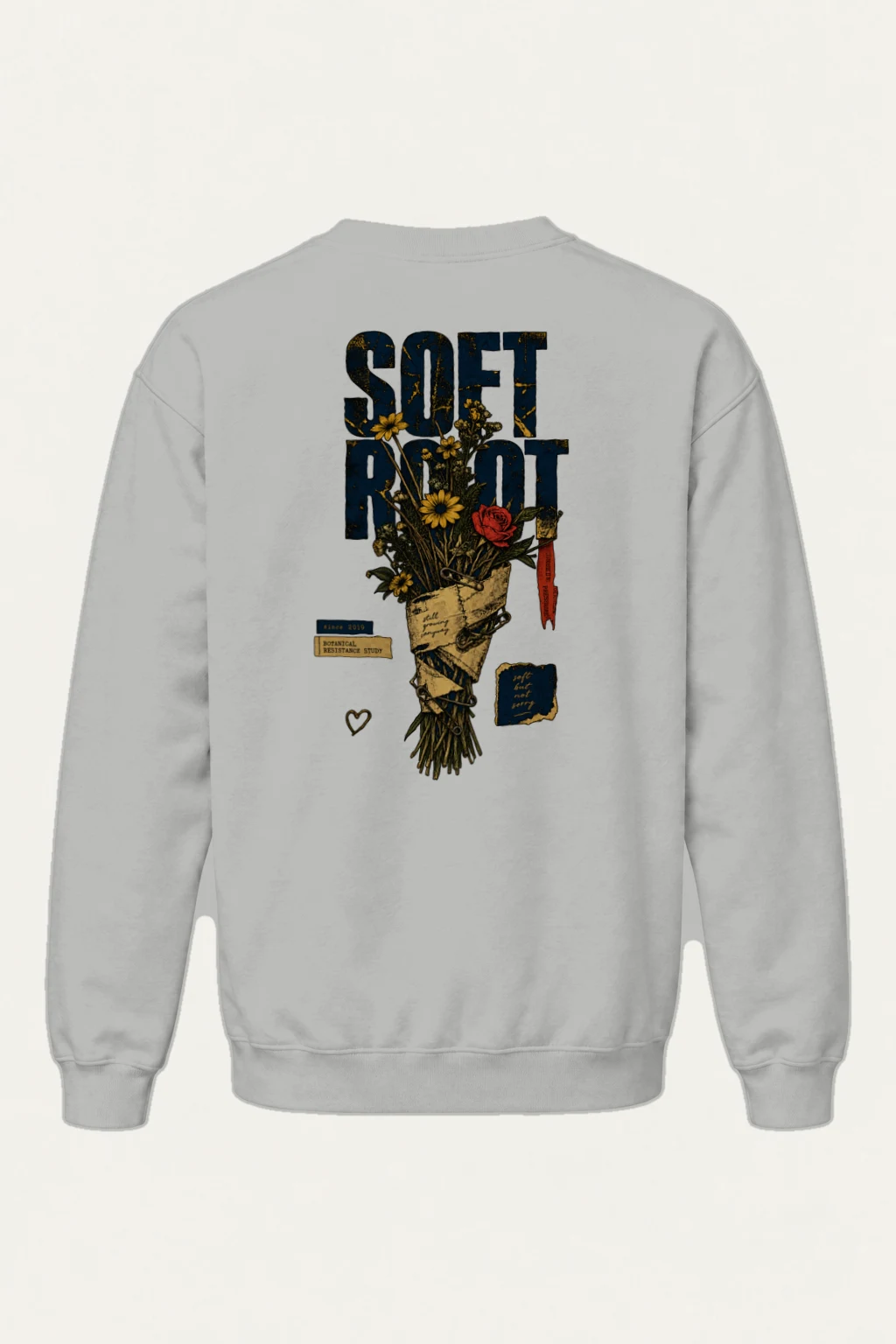 "Soft Root" Heavy Blend Unisex Crewneck Sweatshirt | Gildan 18000