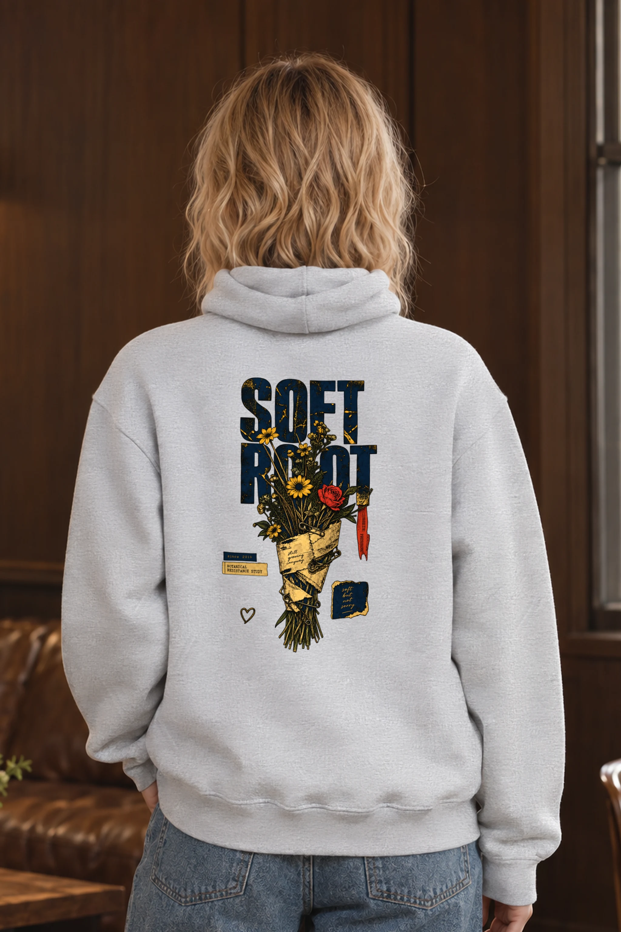 "Soft Root" 1 Pullover Hoodie