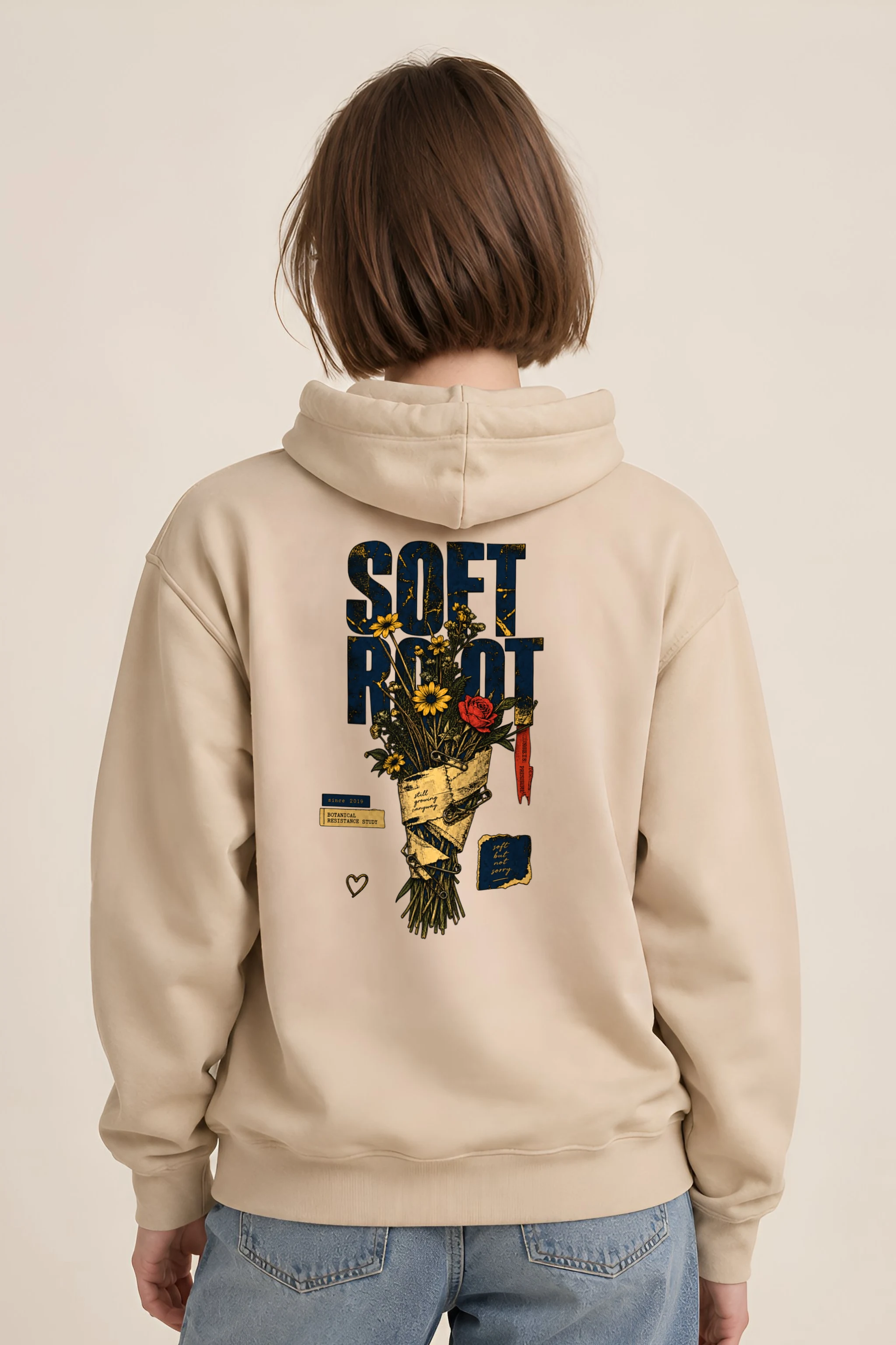 "Soft Root" 1 Pullover Hoodie