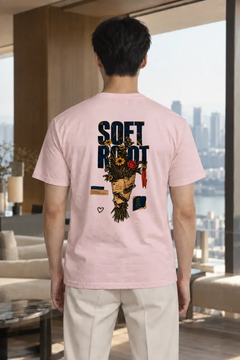 "Soft Root" Heavyweight Unisex Crewneck T-shirt | Gildan 5000