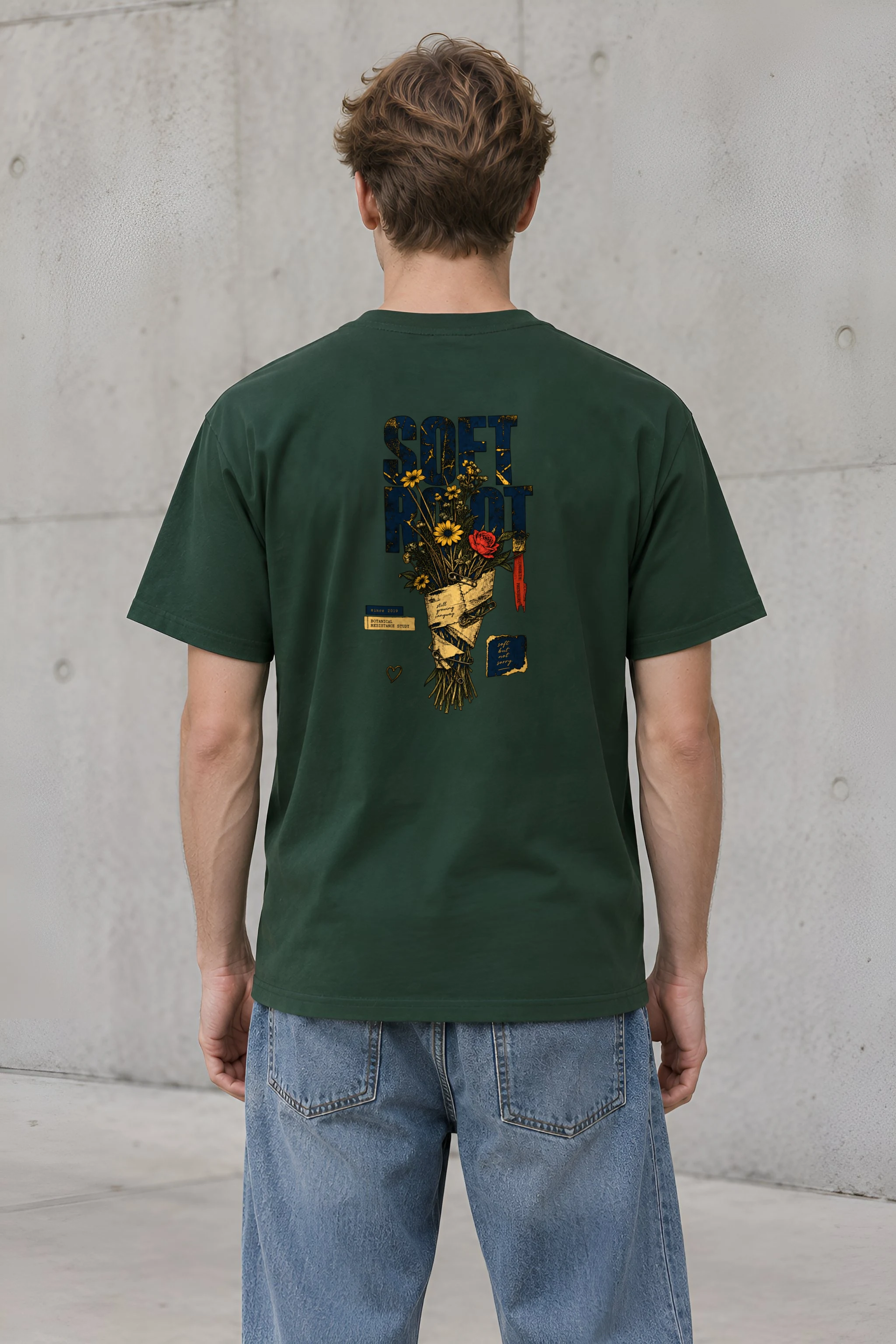 "Soft Root" Heavyweight Unisex Crewneck T-shirt