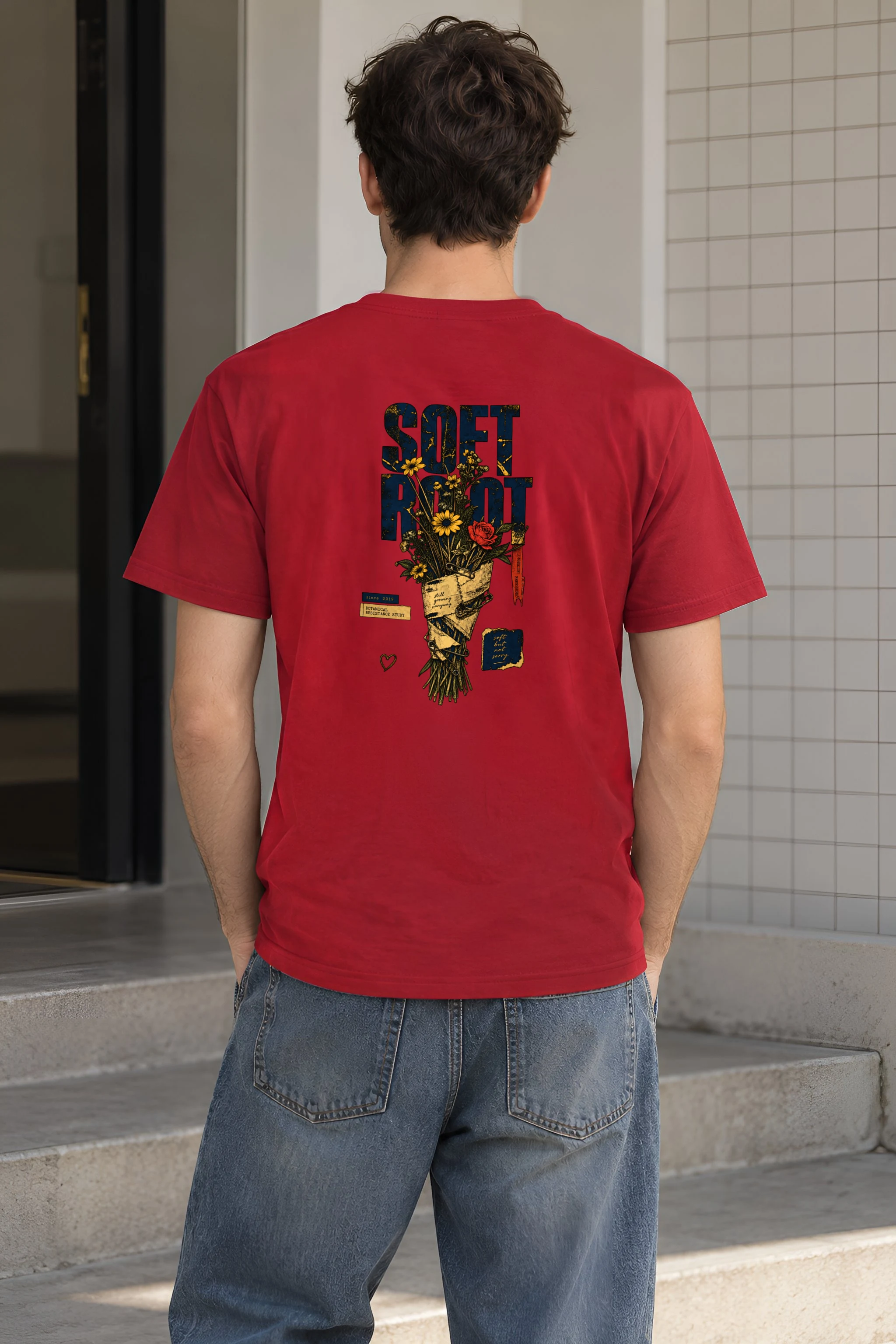 "Soft Root" Heavyweight Unisex Crewneck T-shirt
