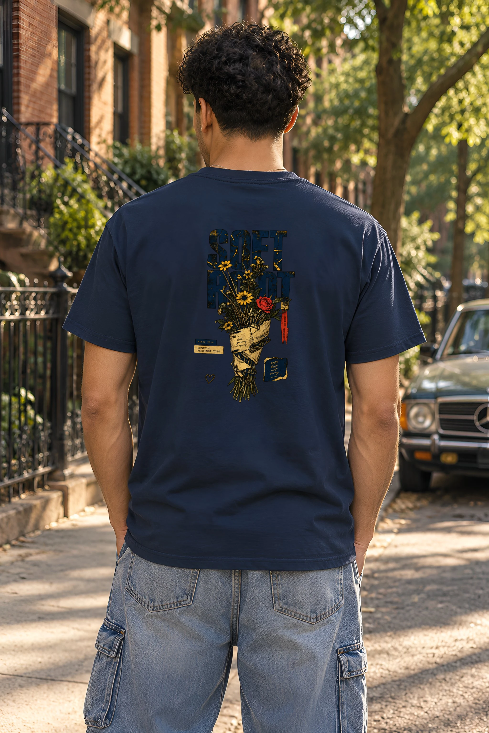 "Soft Root" Heavyweight Unisex Crewneck T-shirt