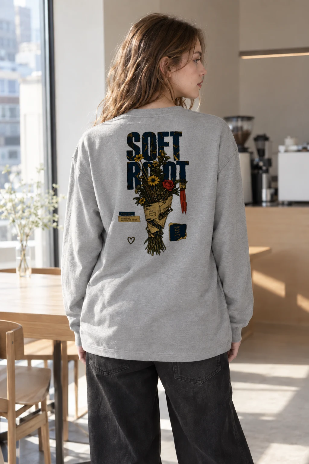 "Soft Root" Unisex Longsleeve T-shirt | Gildan 2400