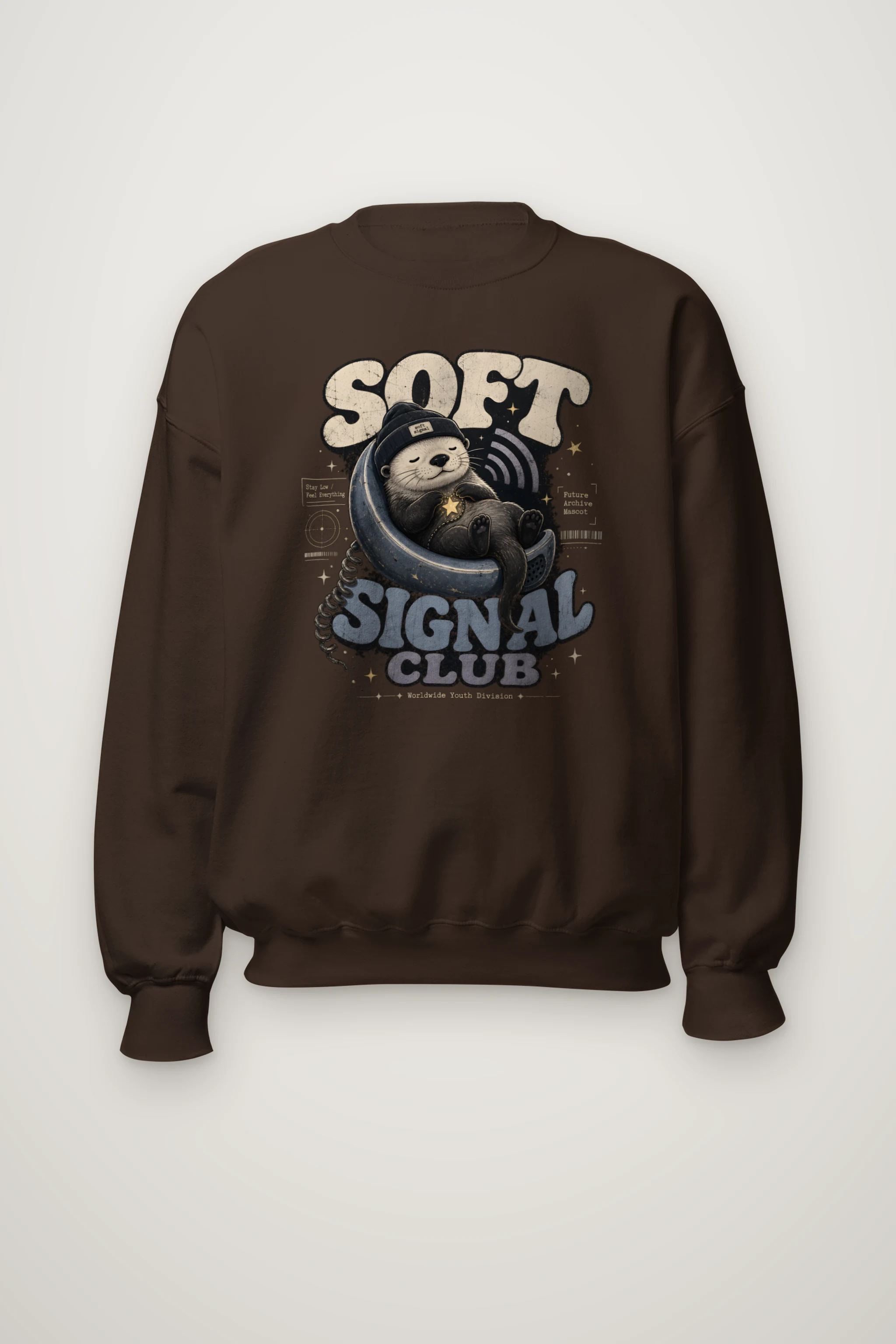 "Soft Signal Boost" Heavy Blend Unisex Crewneck Sweatshirt