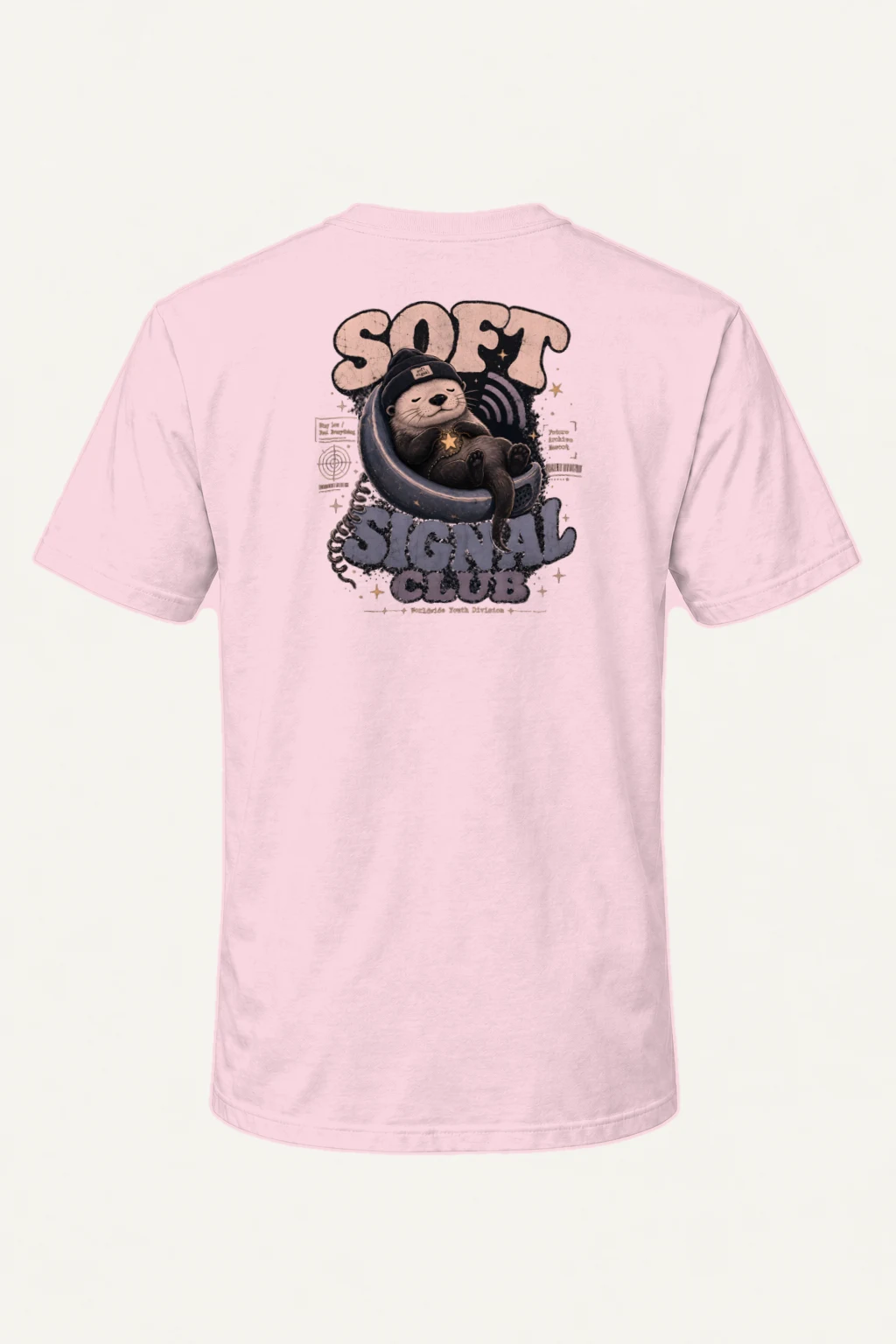 "Soft Signal Boost" Heavyweight Unisex Crewneck T-shirt | Gildan 5000
