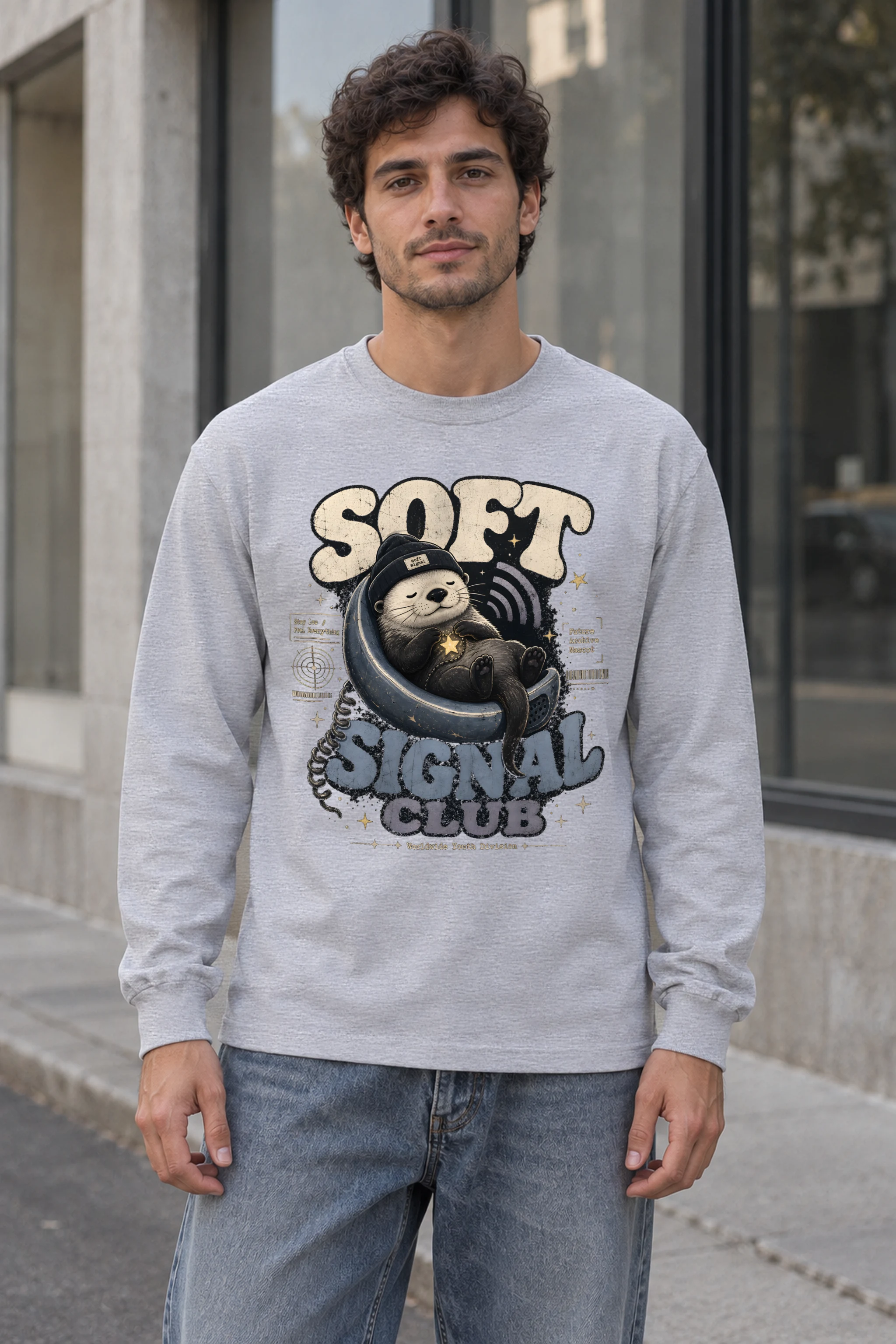 "Soft Signal Boost" Unisex Longsleeve T-shirt