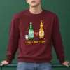 "Soju + Beer = Love" Heavy Blend Unisex Crewneck Sweatshirt
