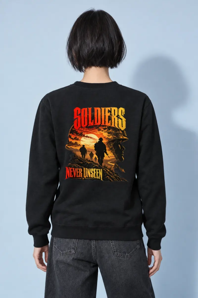 "Soldiers Never Unseen" Heavy Blend Unisex Crewneck Sweatshirt