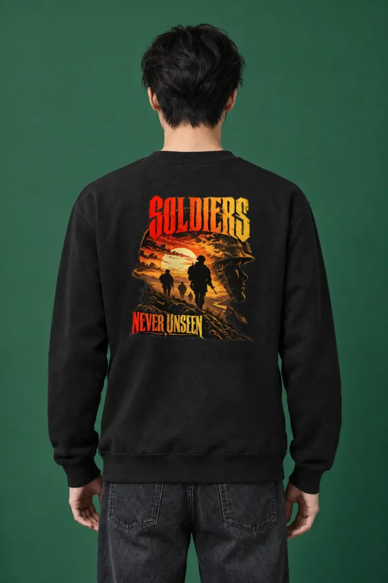 "Soldiers Never Unseen" Heavy Blend Unisex Crewneck Sweatshirt