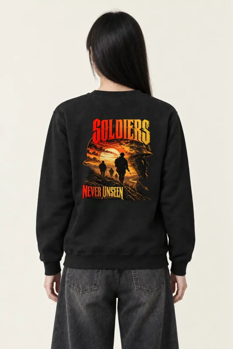 "Soldiers Never Unseen" Heavy Blend Unisex Crewneck Sweatshirt