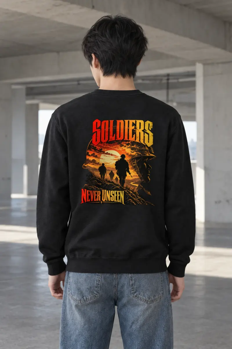 "Soldiers Never Unseen" Heavy Blend Unisex Crewneck Sweatshirt
