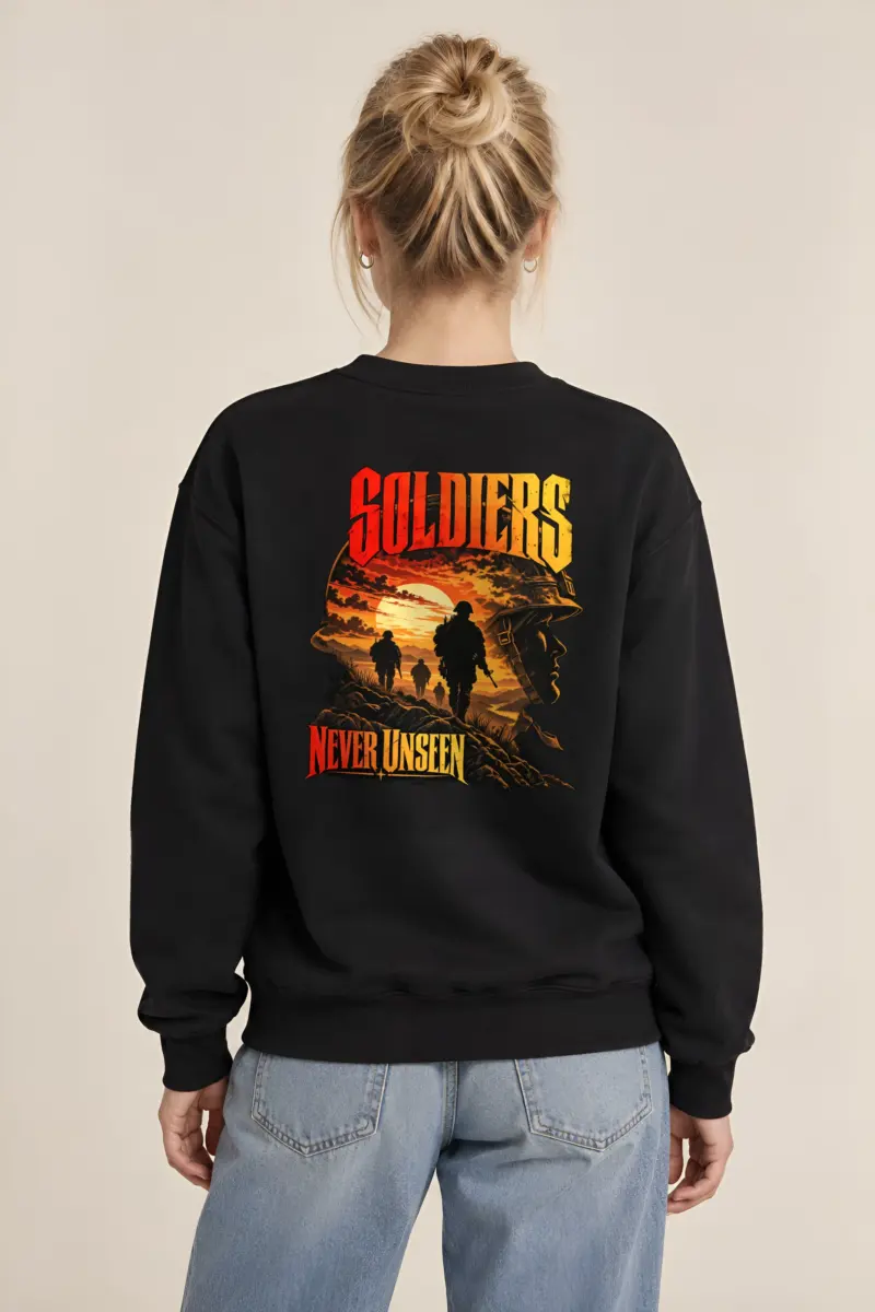 "Soldiers Never Unseen" Heavy Blend Unisex Crewneck Sweatshirt