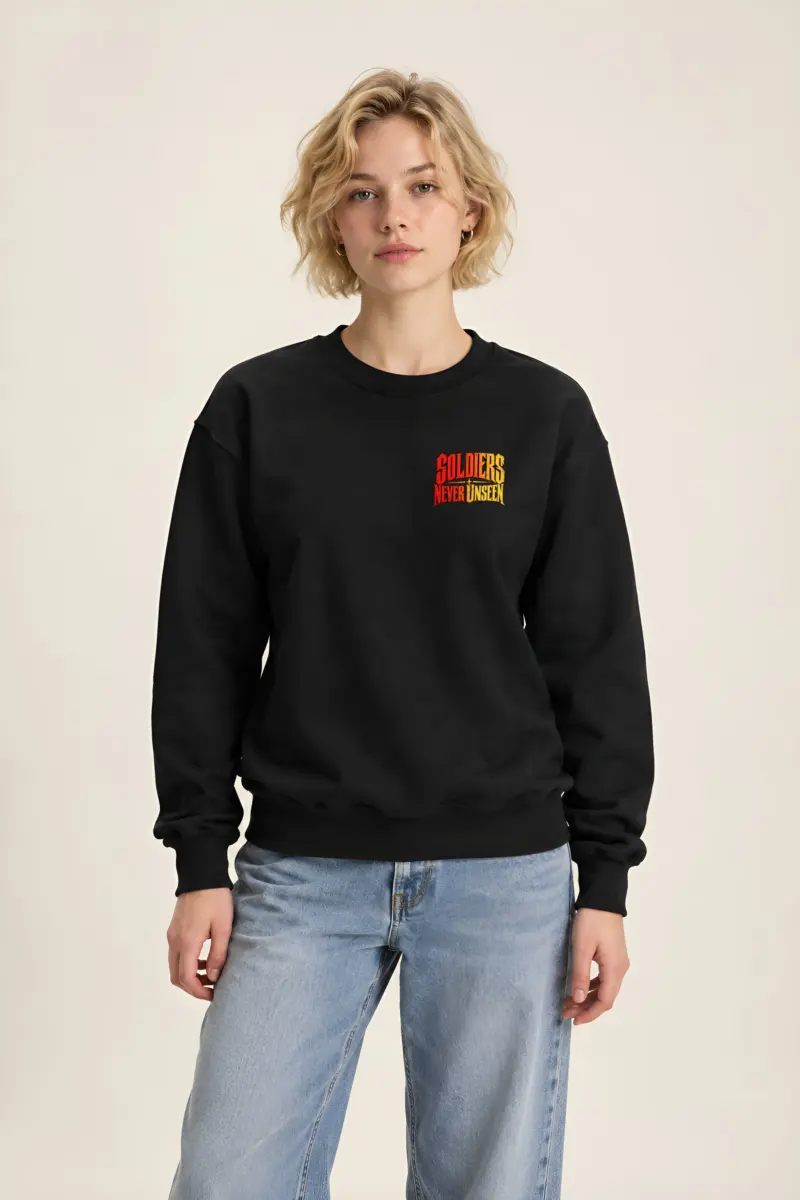 "Soldiers Never Unseen" Heavy Blend Unisex Crewneck Sweatshirt
