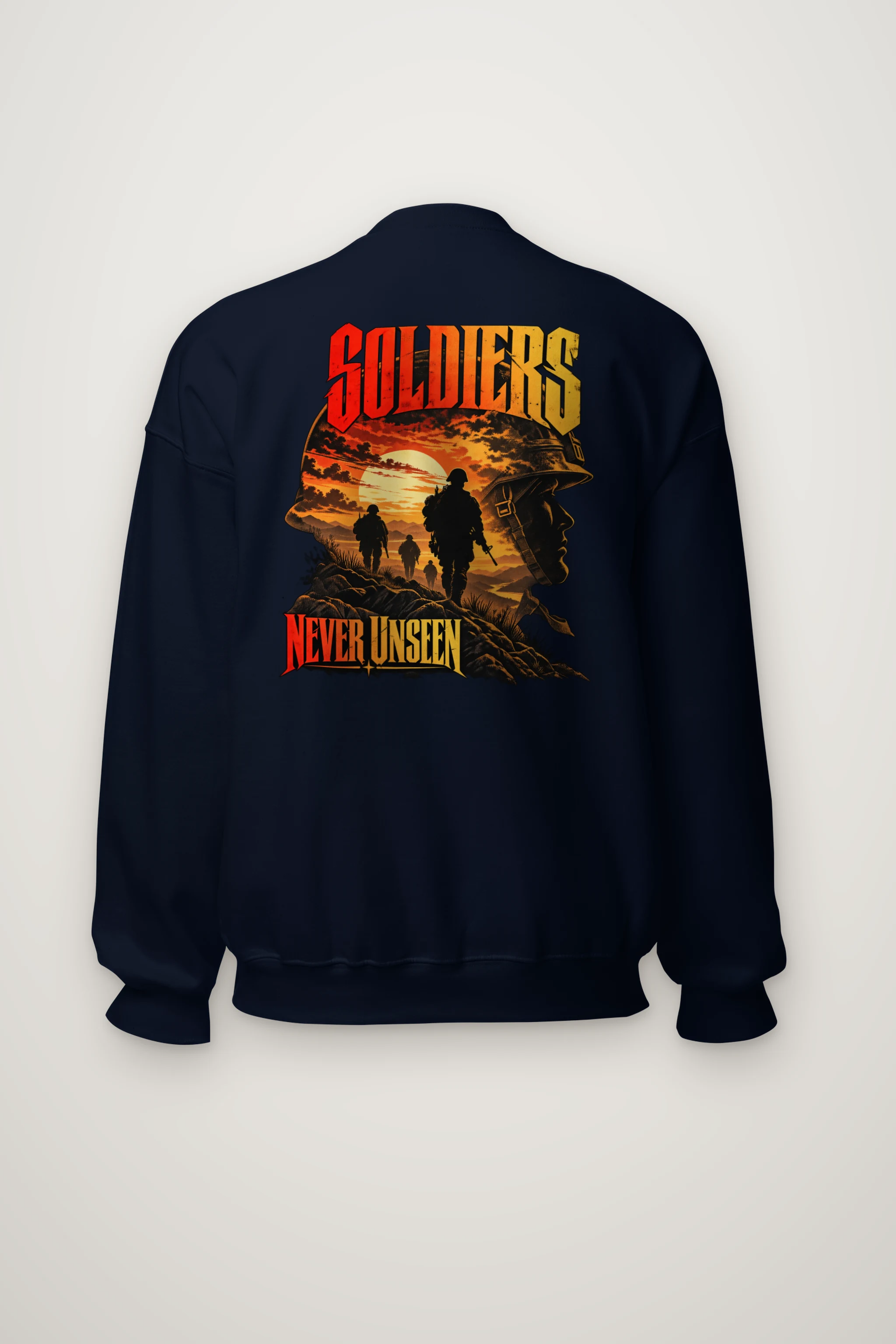 "Soldiers Never Unseen" Heavy Blend Unisex Crewneck Sweatshirt