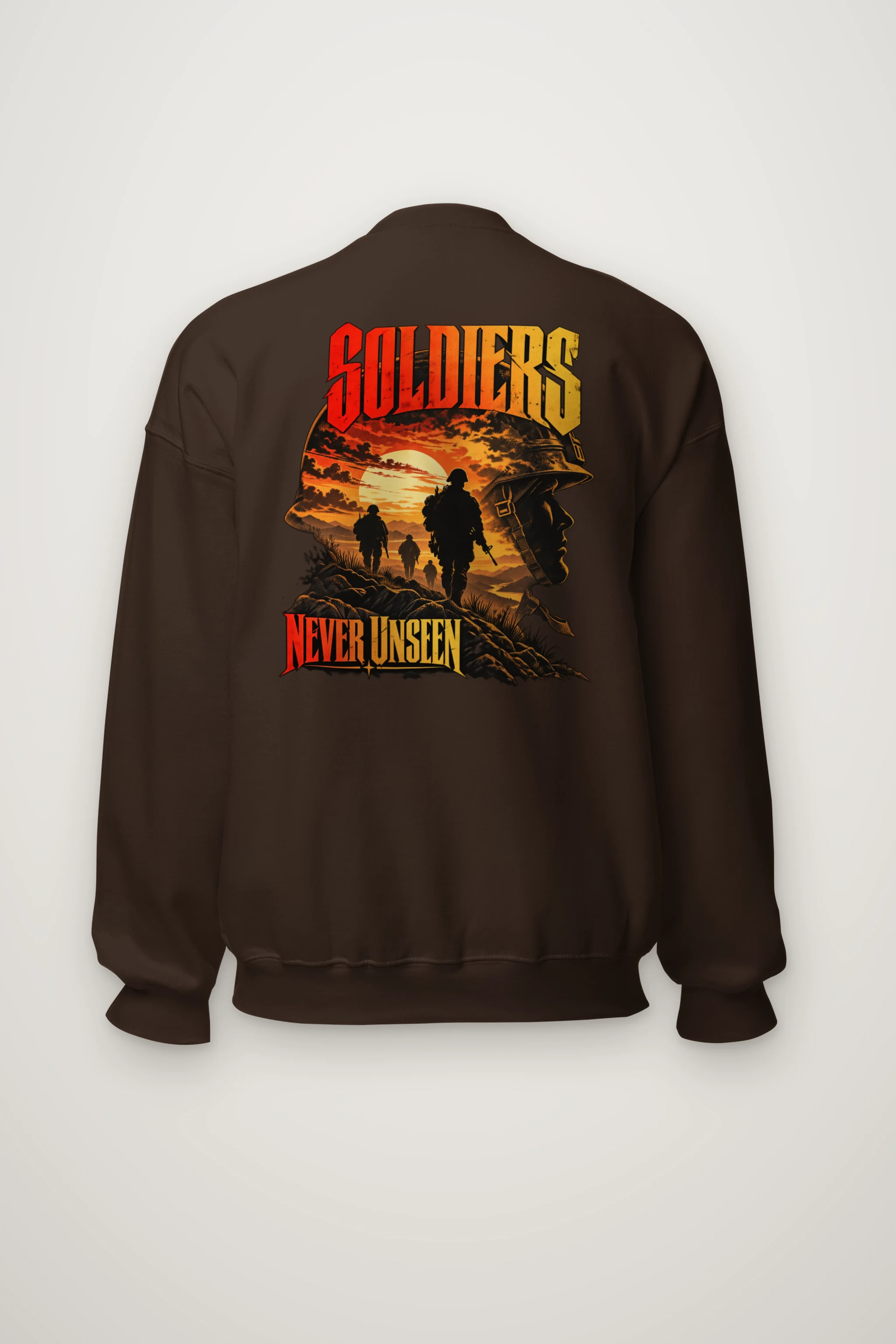 "Soldiers Never Unseen" Heavy Blend Unisex Crewneck Sweatshirt