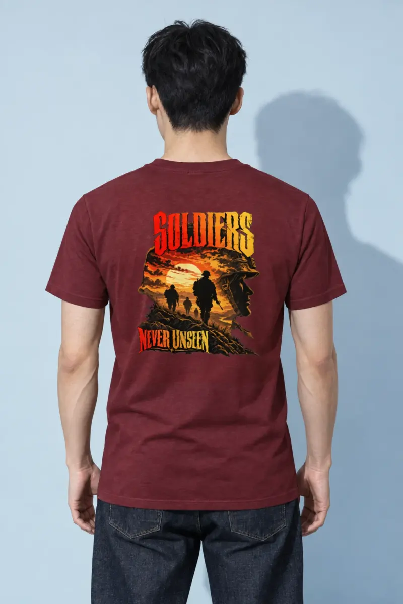 "Soldiers Never Unseen" Heavyweight Unisex Crewneck T-shirt