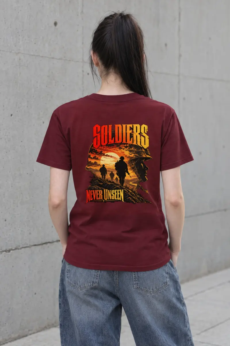 "Soldiers Never Unseen" Heavyweight Unisex Crewneck T-shirt