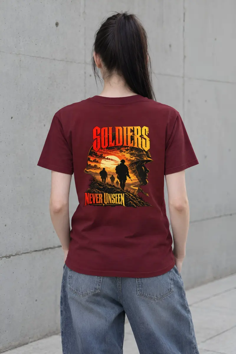"Soldiers Never Unseen" Heavyweight Unisex Crewneck T-shirt