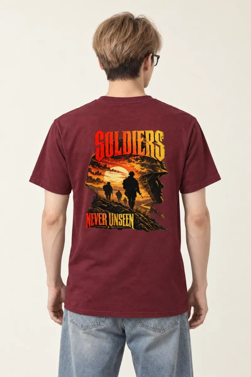 "Soldiers Never Unseen" Heavyweight Unisex Crewneck T-shirt