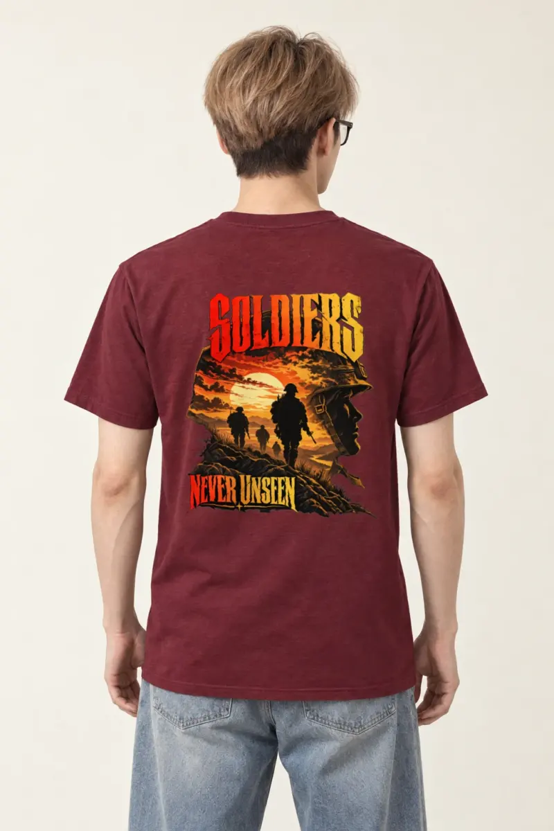 "Soldiers Never Unseen" Heavyweight Unisex Crewneck T-shirt