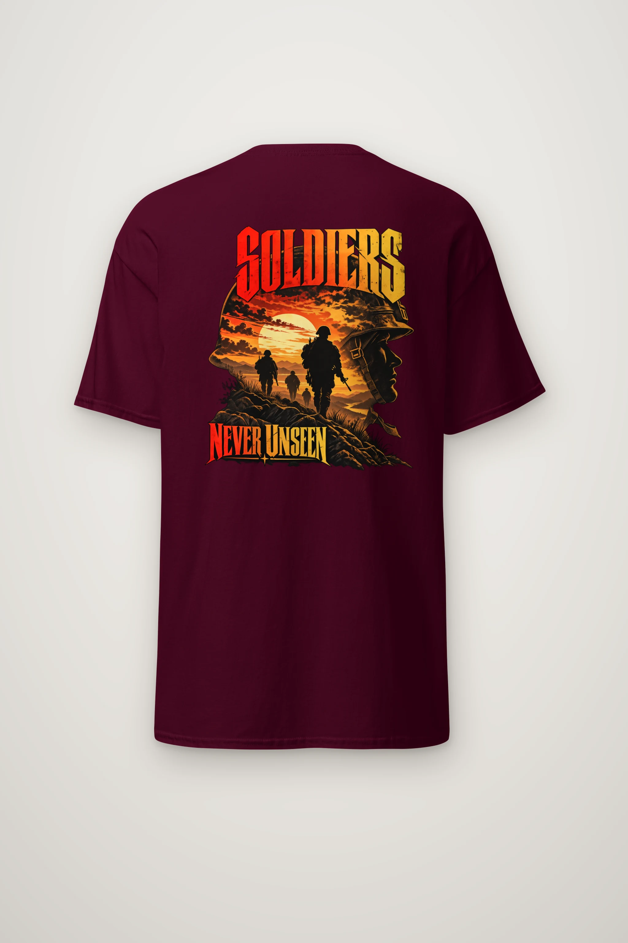 "Soldiers Never Unseen" Heavyweight Unisex Crewneck T-shirt