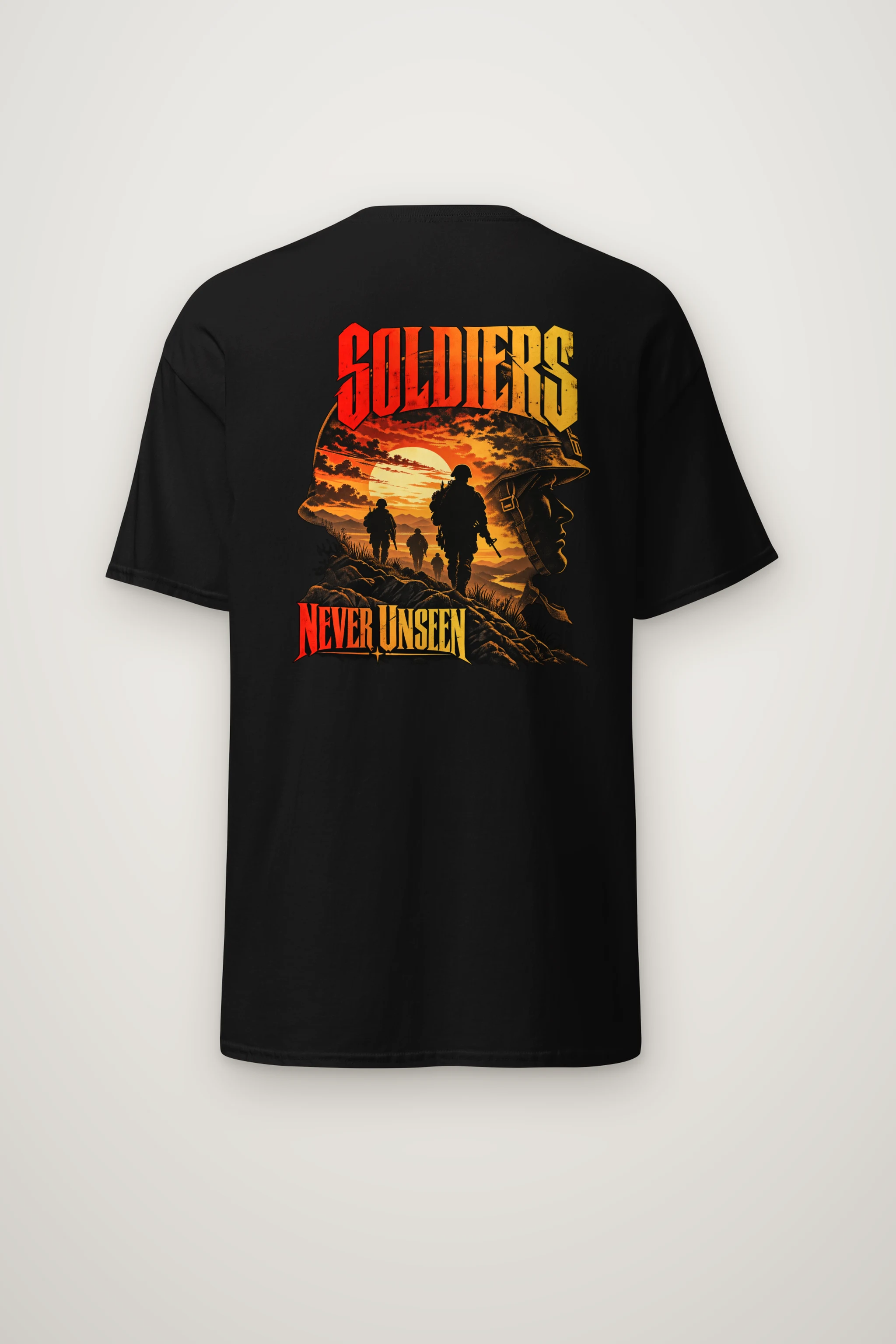 "Soldiers Never Unseen" Heavyweight Unisex Crewneck T-shirt