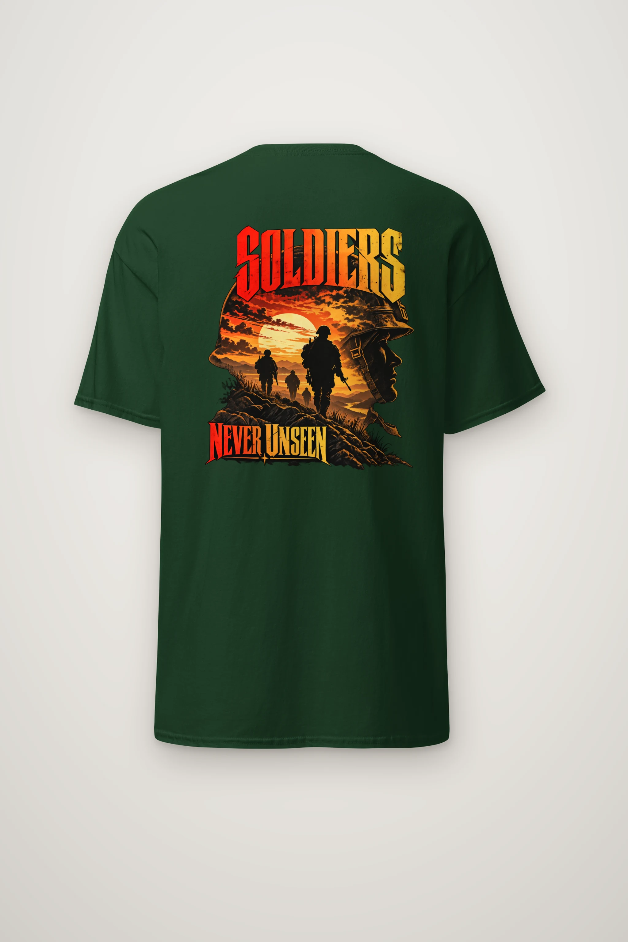 "Soldiers Never Unseen" Heavyweight Unisex Crewneck T-shirt