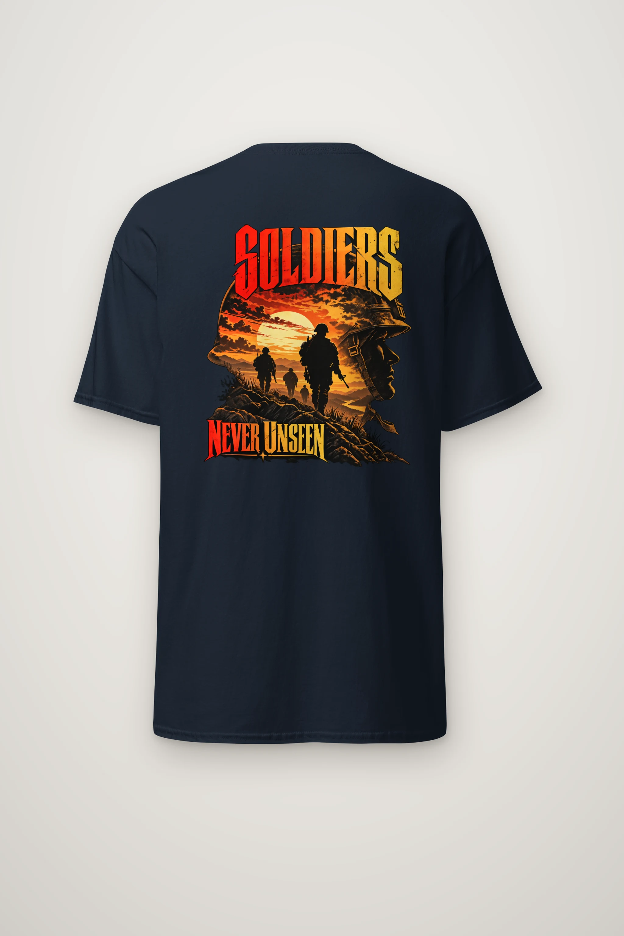 "Soldiers Never Unseen" Heavyweight Unisex Crewneck T-shirt