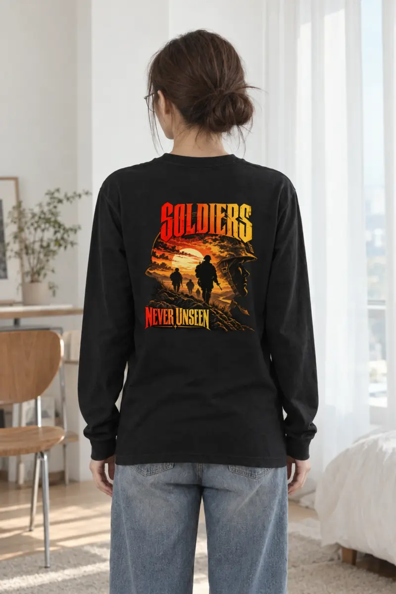 "Soldiers Never Unseen" Unisex Longsleeve T-shirt