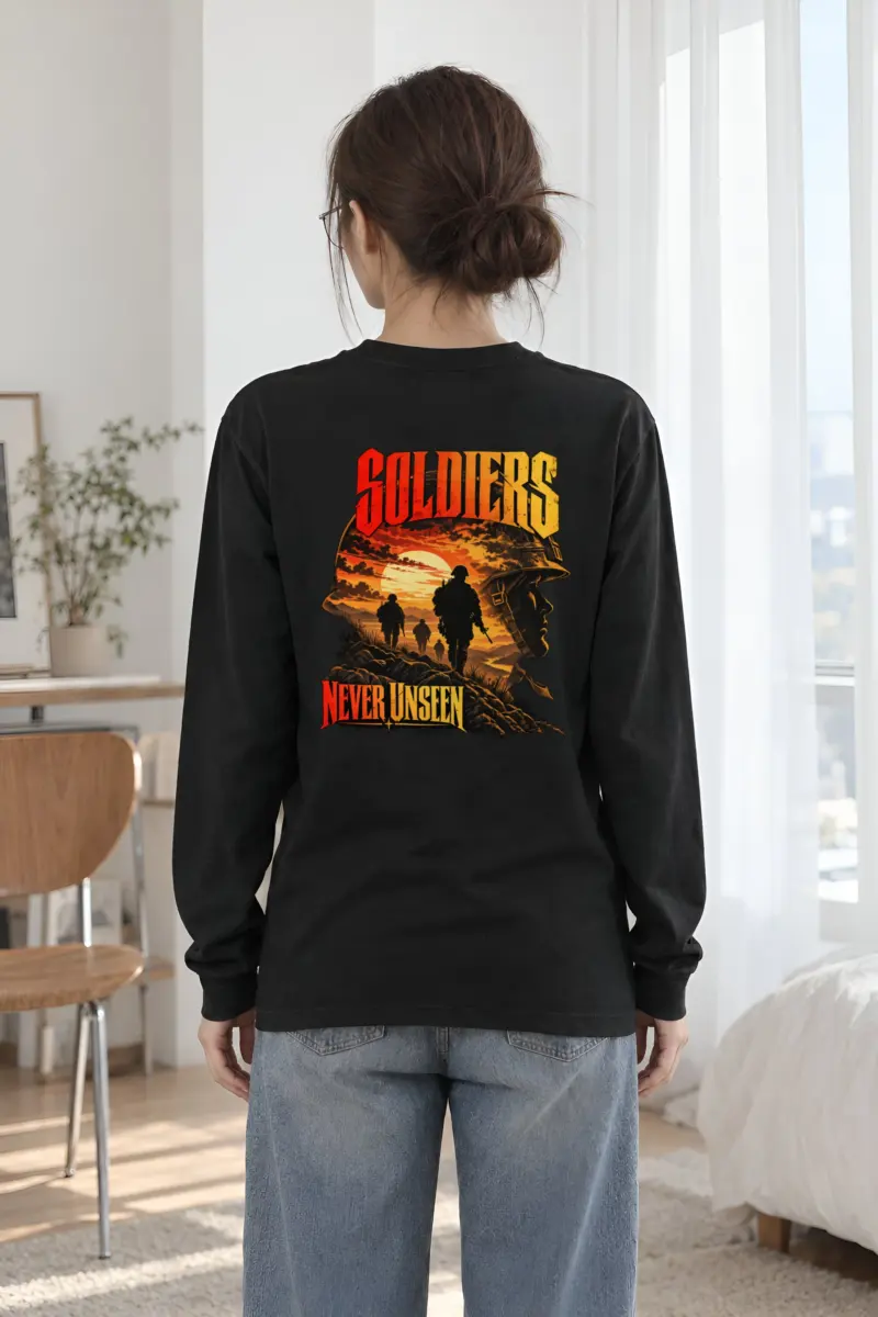 "Soldiers Never Unseen" Unisex Longsleeve T-shirt