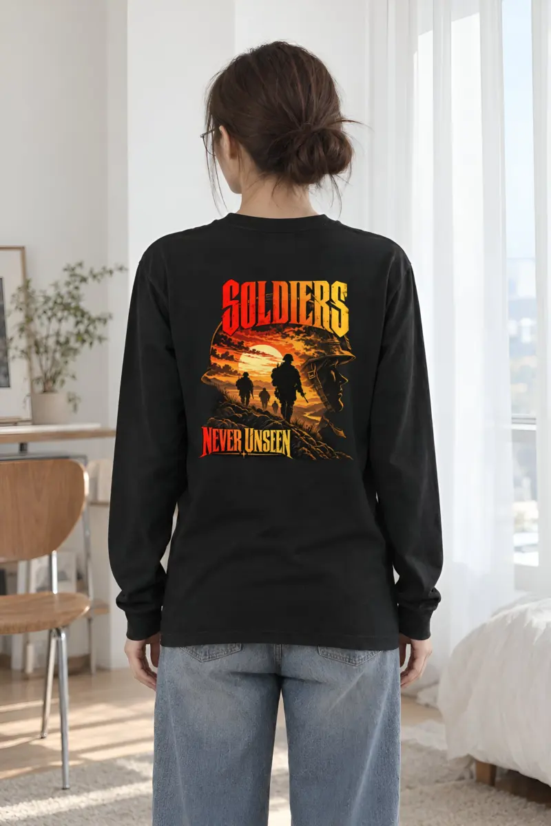 "Soldiers Never Unseen" Unisex Longsleeve T-shirt