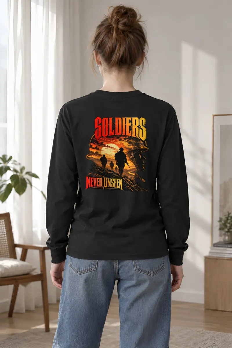 "Soldiers Never Unseen" Unisex Longsleeve T-shirt