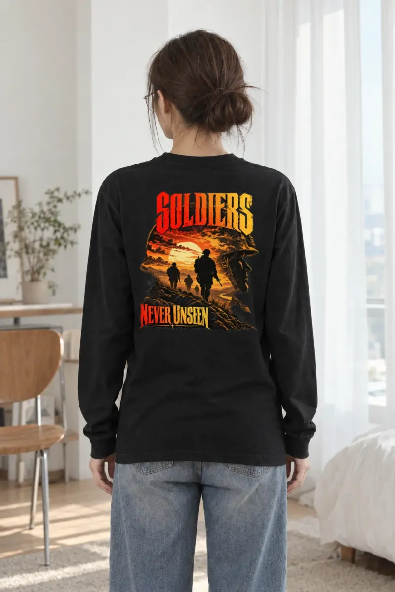 "Soldiers Never Unseen" Unisex Longsleeve T-shirt