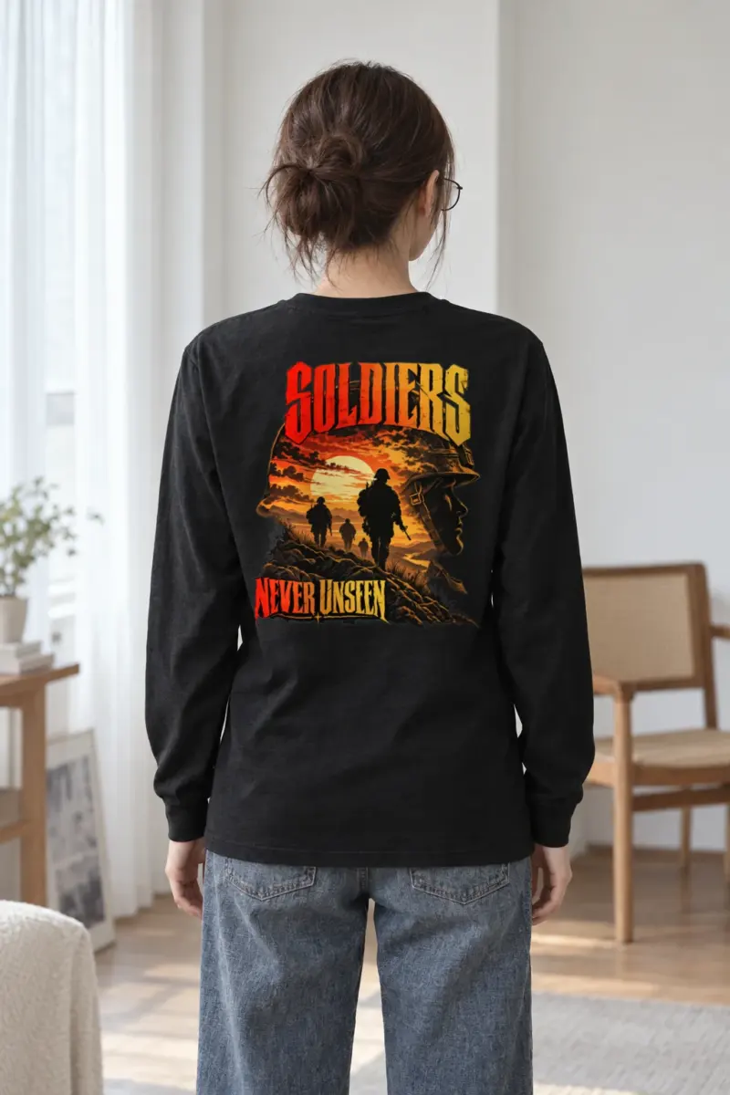 "Soldiers Never Unseen" Unisex Longsleeve T-shirt | Gildan 2400