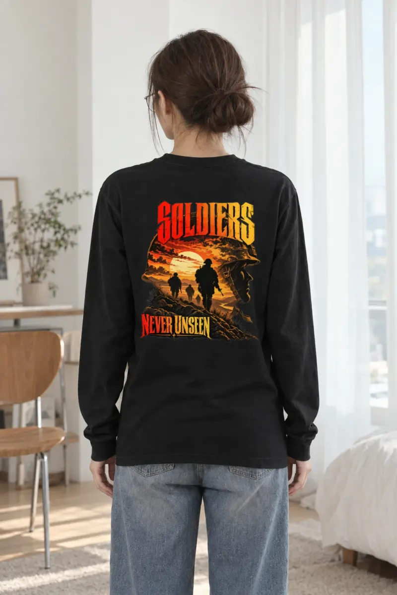 "Soldiers Never Unseen" Unisex Longsleeve T-shirt