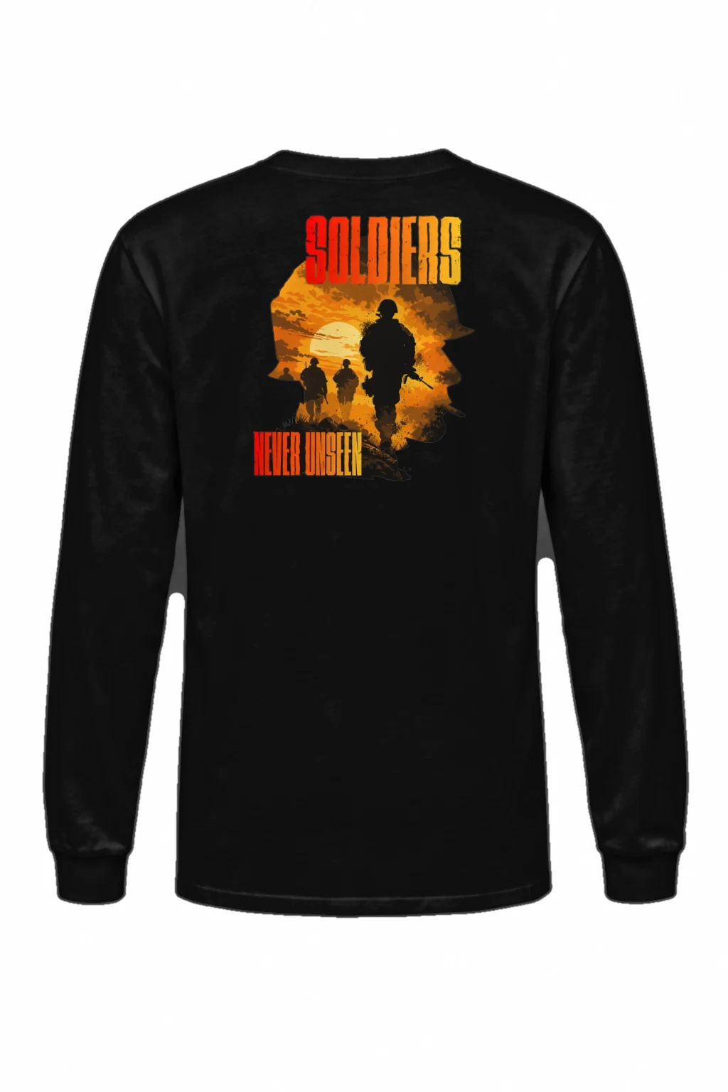 "Soldiers Never Unseen" Unisex Longsleeve T-shirt | Gildan 2400