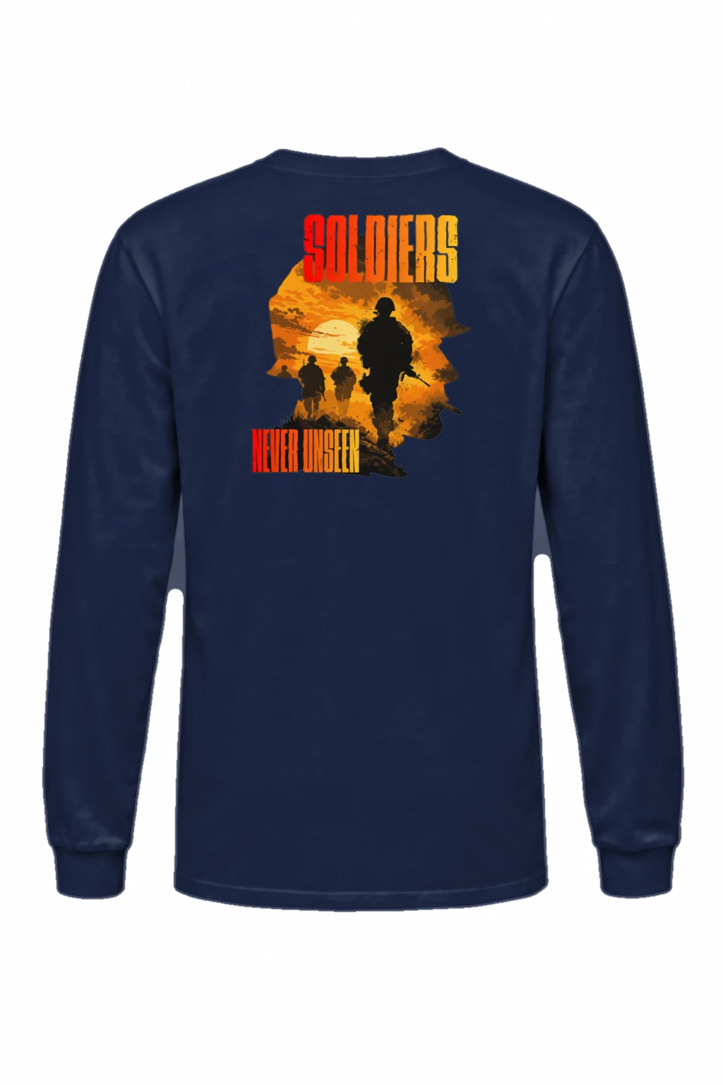 "Soldiers Never Unseen" Unisex Longsleeve T-shirt | Gildan 2400