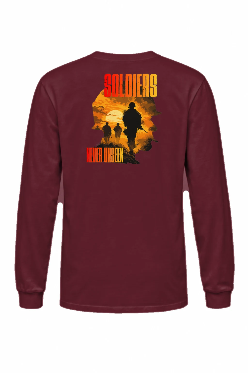 "Soldiers Never Unseen" Unisex Longsleeve T-shirt | Gildan 2400