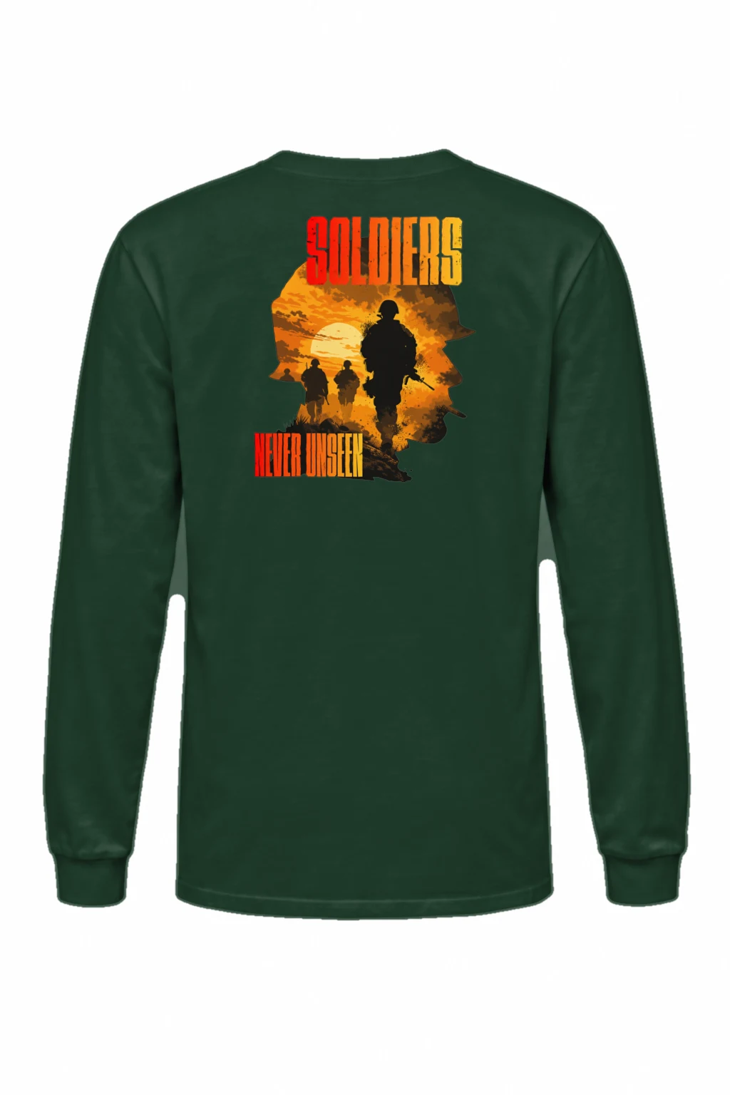 "Soldiers Never Unseen" Unisex Longsleeve T-shirt | Gildan 2400
