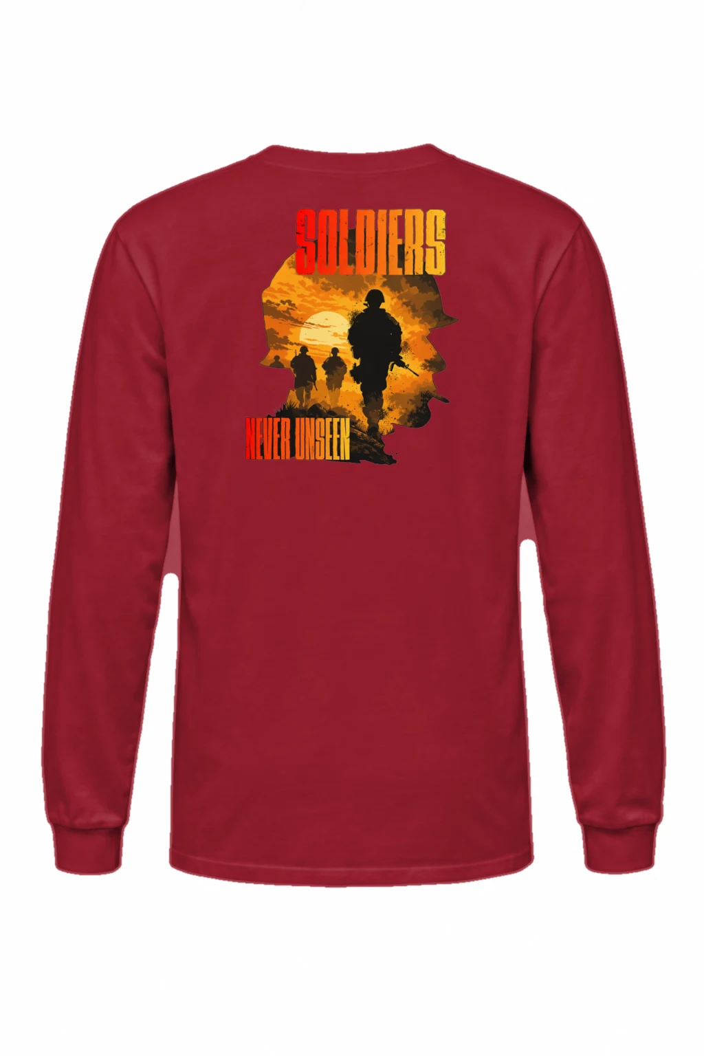"Soldiers Never Unseen" Unisex Longsleeve T-shirt | Gildan 2400