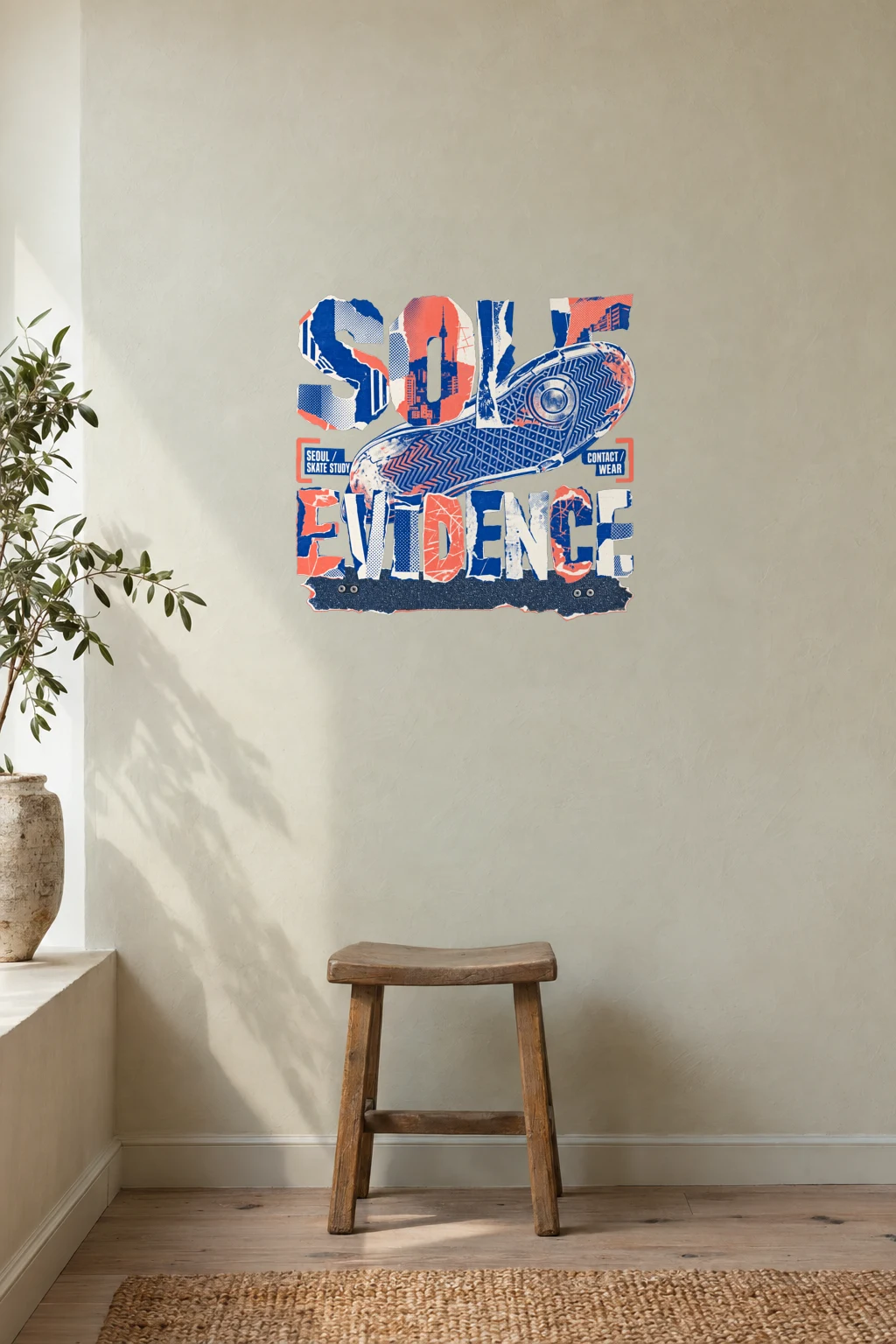 "Sole Evidence" Premium Wooden Framed Poster · Landscape