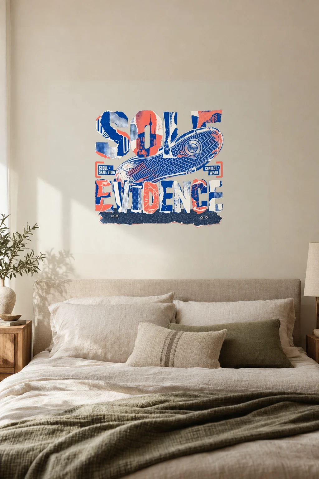 "Sole Evidence" Premium Wooden Framed Poster · Landscape