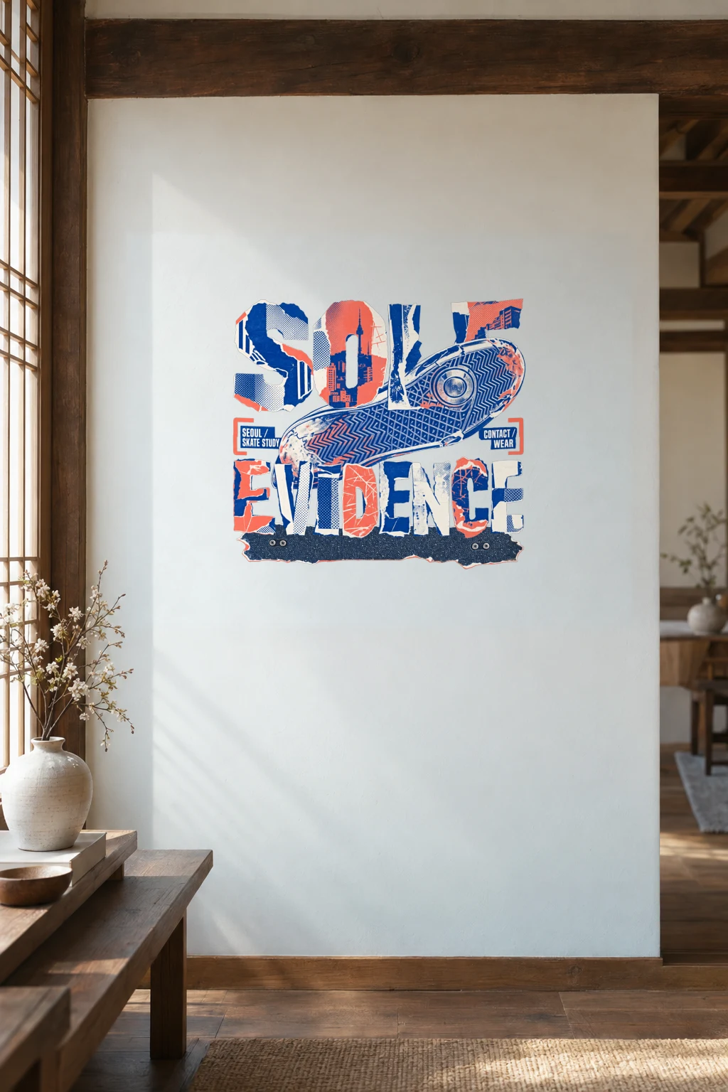 "Sole Evidence" Premium Wooden Framed Poster · Landscape