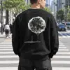 "Solitary Bloom" Heavy Blend Unisex Crewneck Sweatshirt | Gildan 18000