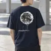 "Solitary Bloom" Heavyweight Unisex Crewneck T-shirt | Gildan 5000