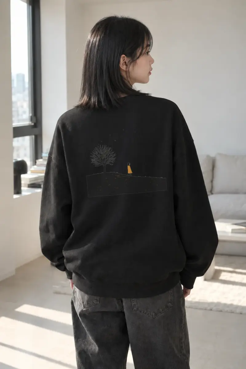 "Solitary Hill" Heavy Blend Unisex Crewneck Sweatshirt | Gildan 18000